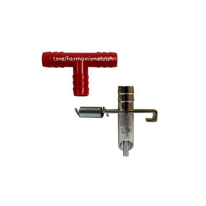 Поилка для кроликов ниппельная / Соскова поїлка для кролів (в ассорт.)