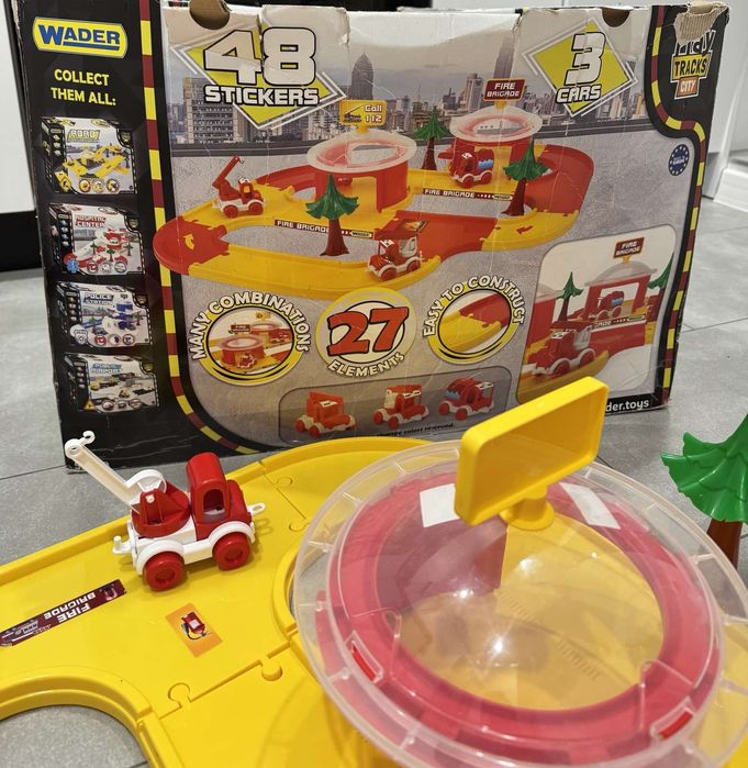 Пожежна станція Wader, розмір  100*60см. Дитячий конструктор.