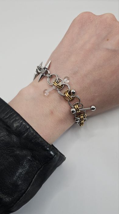 Bransoletka alternative kolce piercing stal nierdzewna