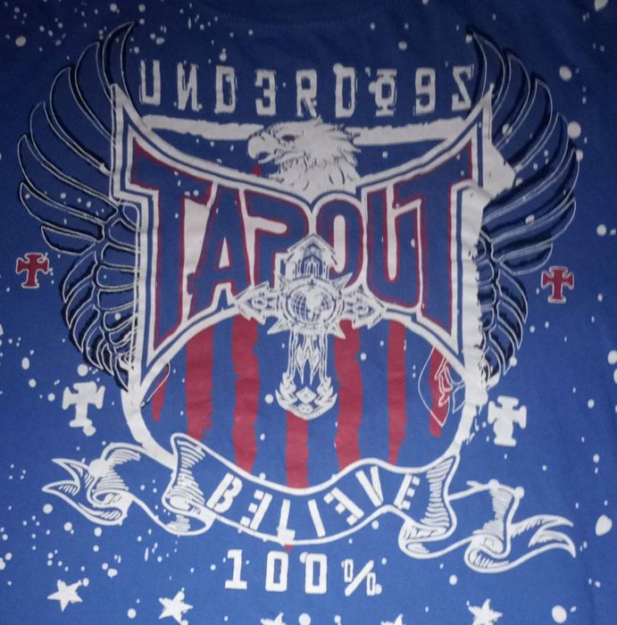 Футболка TapOut XL архивная уникальная Y2K SK8