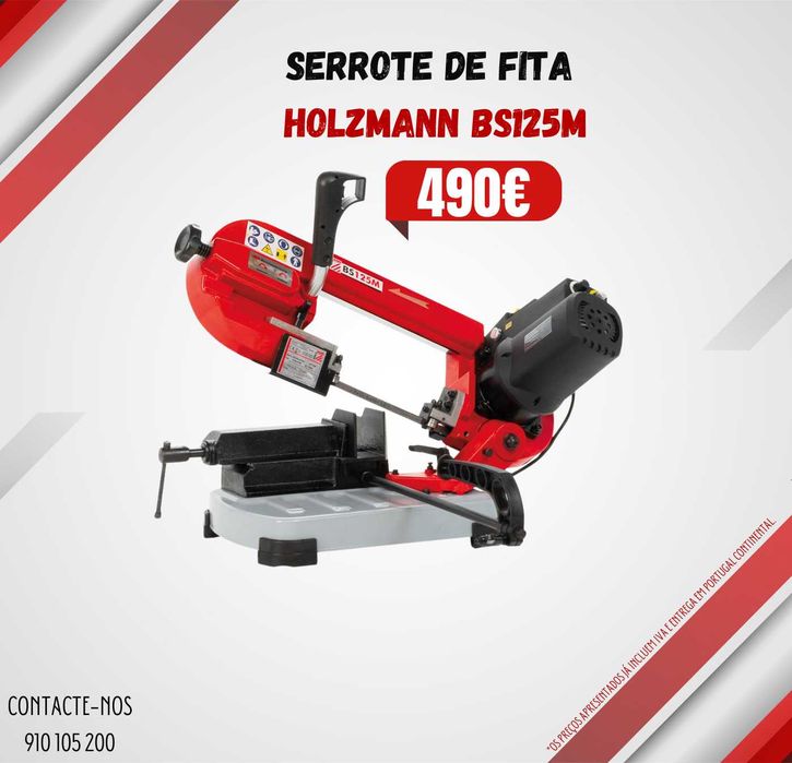 Serrote de fita HOLZMANN capac. corte Ø125 230V JL20