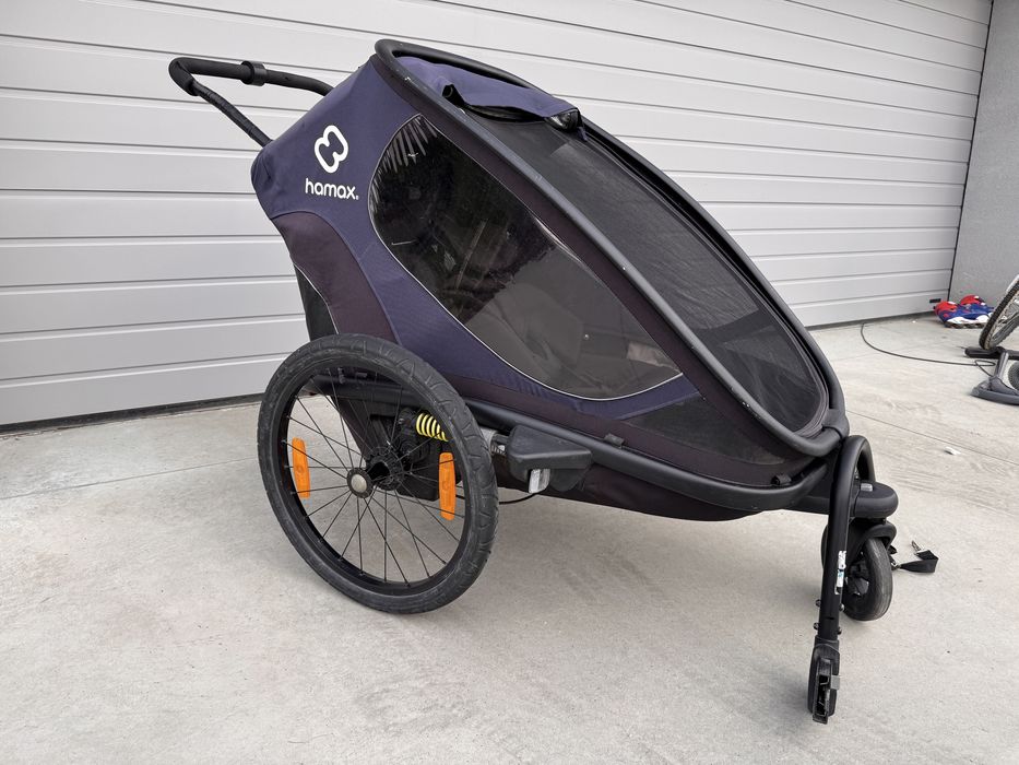 Przyczepka rowerowa Hamax Pioneer 2os. (bliźniacza do Outback)