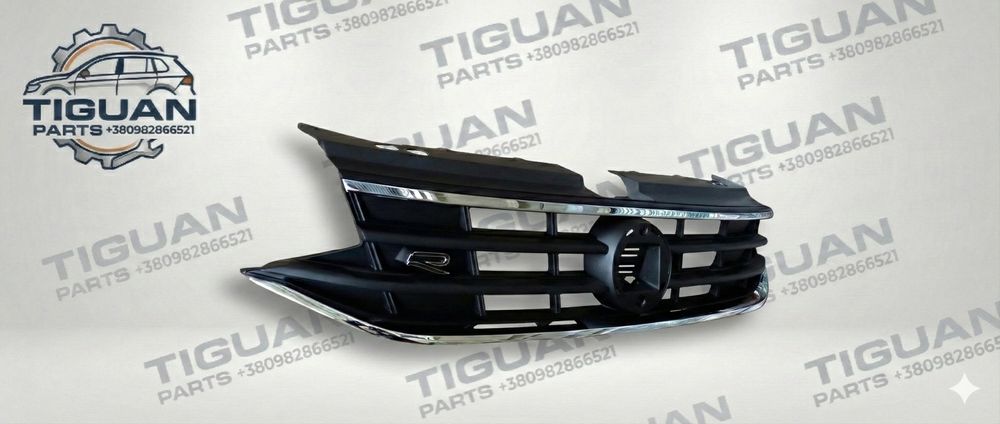 Решітка радіатора VW Tiguan Allspace R-Line Чорна 5NN853651AEZLL