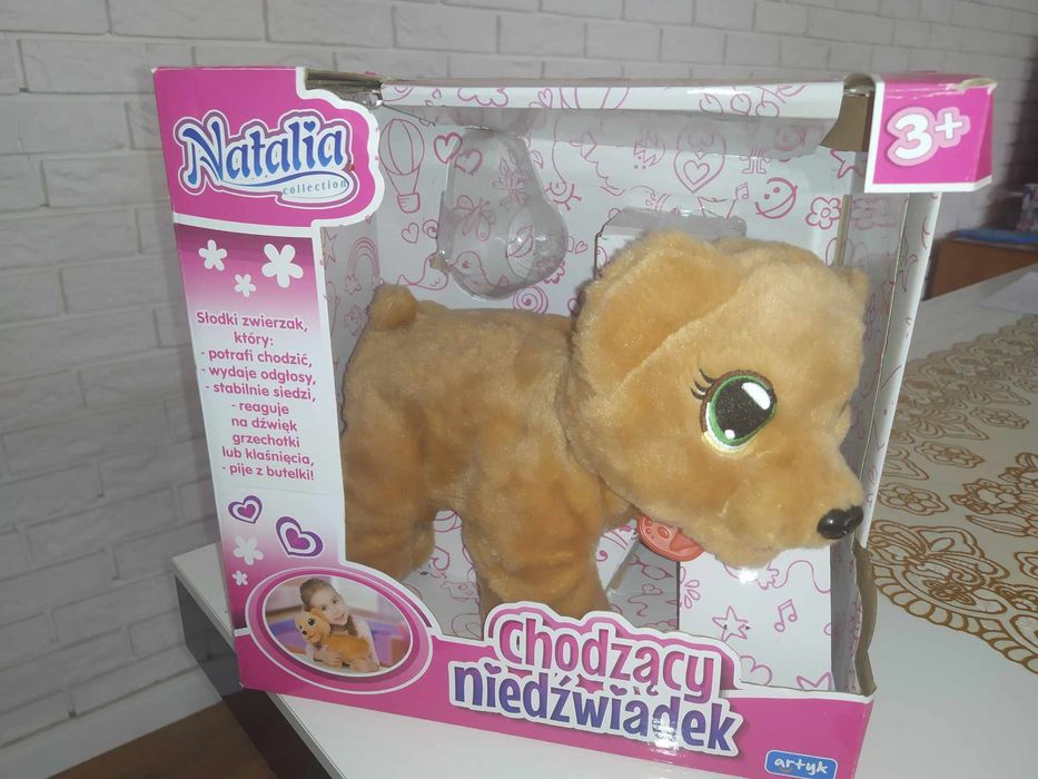 Chodzący niedźwiadek interaktywny Natalia