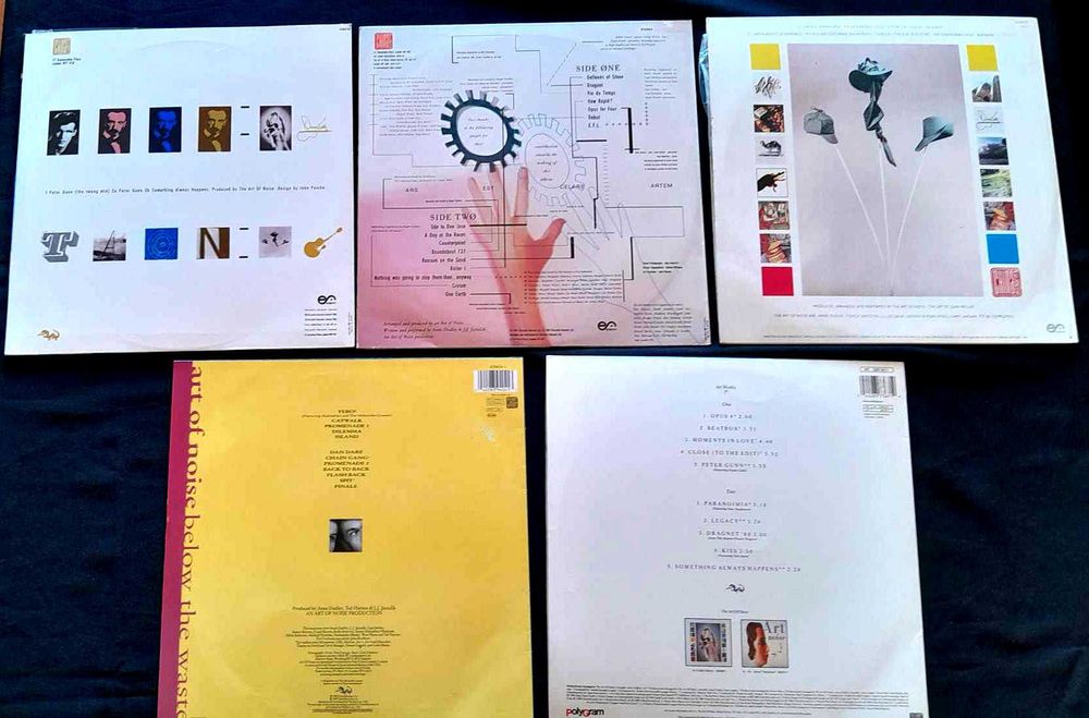 5 LPs dos Art of Noise IMPECÁVEIS