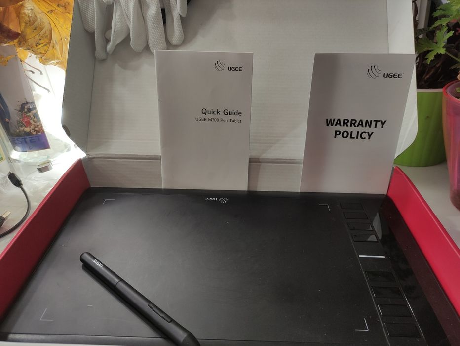 Графічний планшет ugee m708 графический планшет ,pen tablet ugee