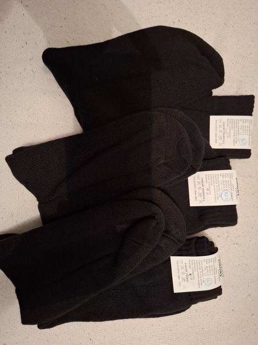 Skarpety czarne zimowe wojskowe MON roz. 42-44.