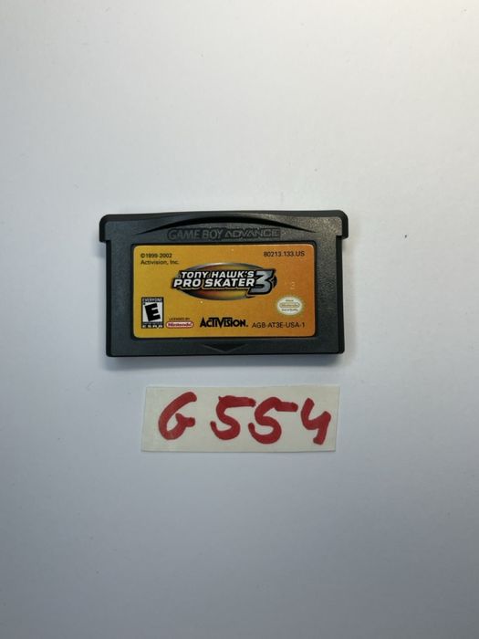 Tony Hawk's Pro Skater 3 Nintendo Game Boy Advance (GBA) NTSC