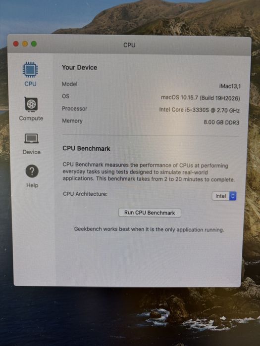 Komputer Apple iMac 13.1 21,5-inch, late 2012 uszkodzony ekran