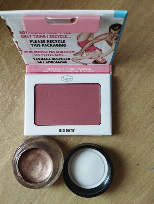 Косметичний набір палетка тіні рум'яна