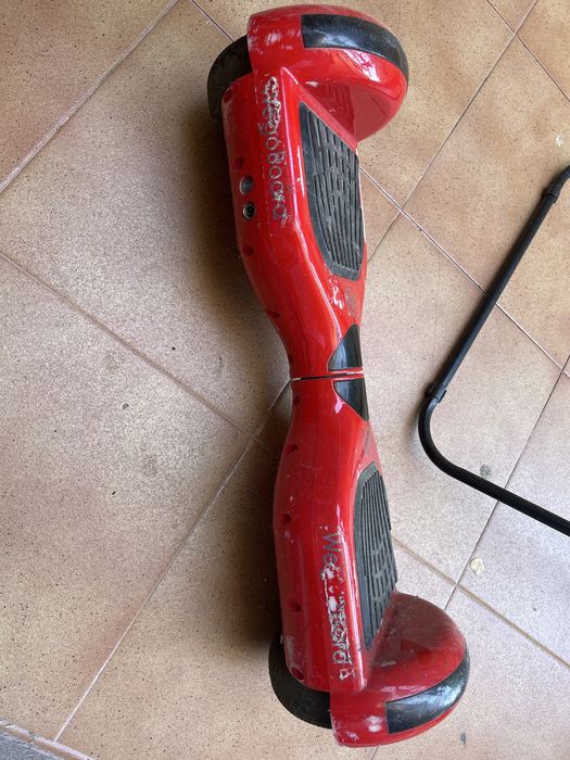 hoverboard vermelho