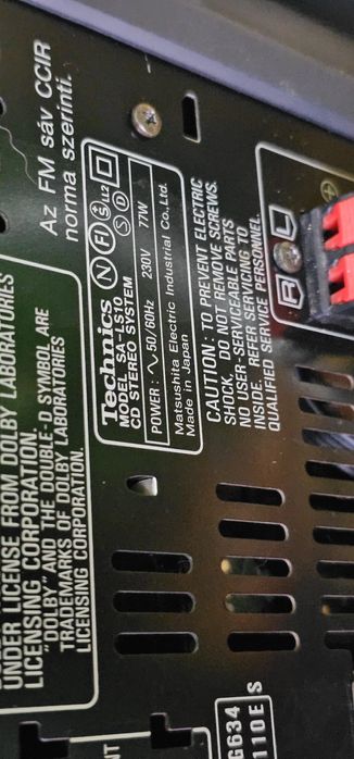 Technics SA-LS10 CD, radio, magnetofon microzestaw audio+oryg.pilot