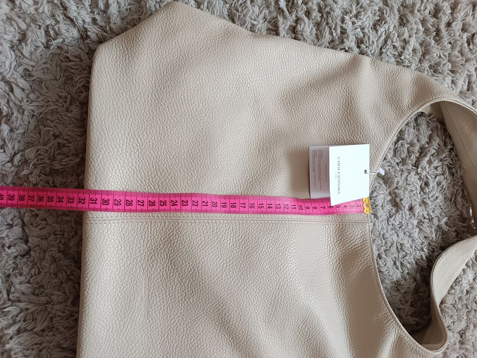 Torebka shopper bag włoska skóra Cholewiński