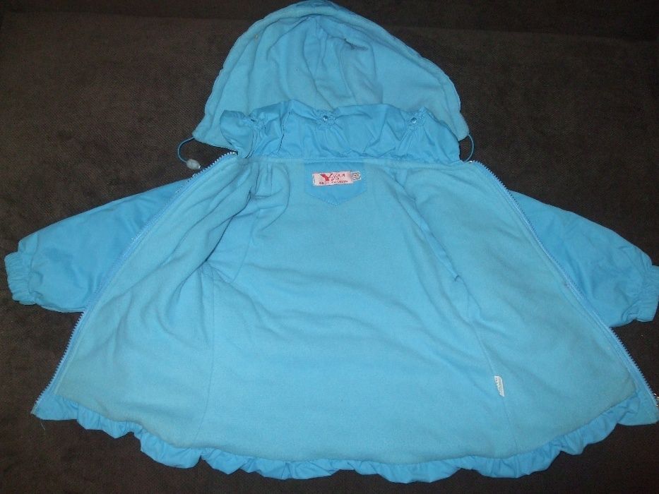 kurtka dziewczęca przejściowa 110 cm