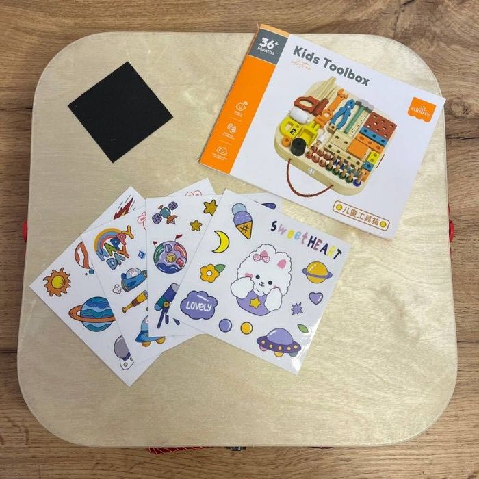 Дитячій дерев'яний конструктор від 3-х років