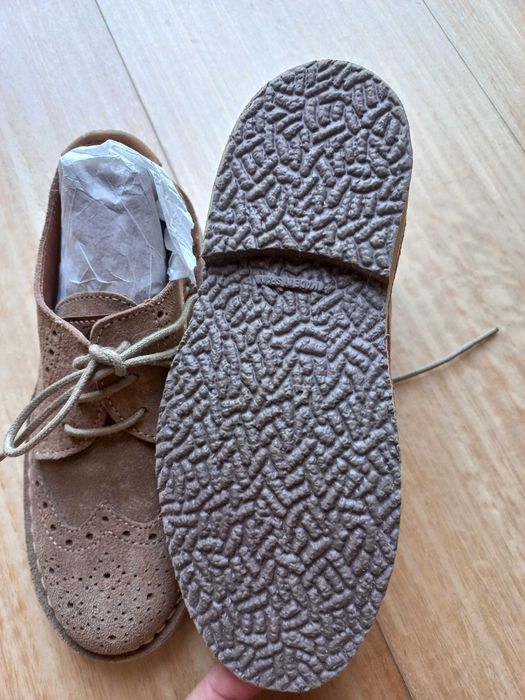 Sapatos beje camurça - nr 32