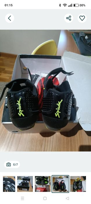 Sapatos de ciclismo Spink