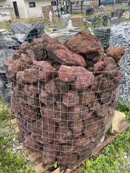 Skała Akwarystyczna Wulkaniczna Czarna Czerwona Tanganika Malawi