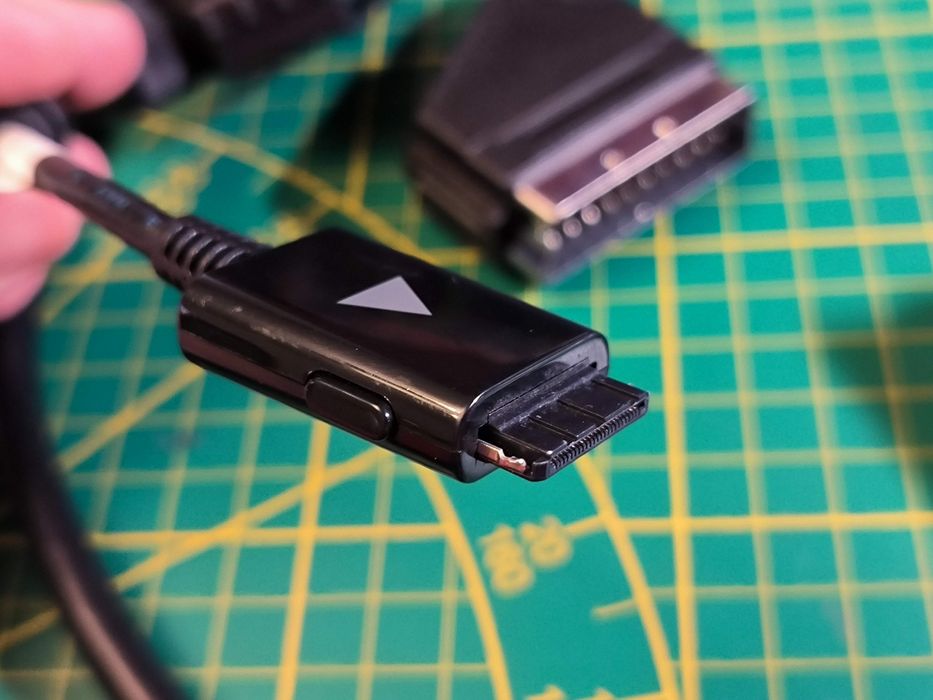 Kabel SCART i przejściówka Samsung
