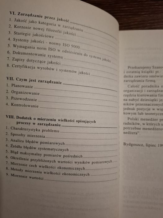 Poradnik menedżera, cz. 1 i cz.3, Krystyna Rosłanowska-Plichcińska