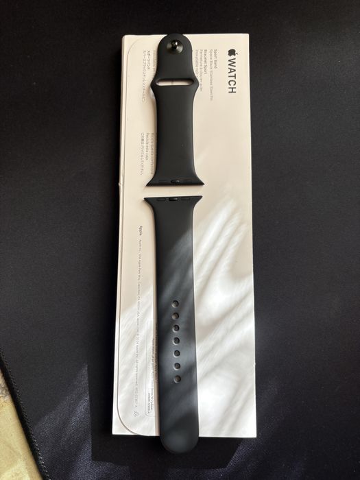 Оригінальний ремінець Apple Watch Sport Band Space Black ML 46mm