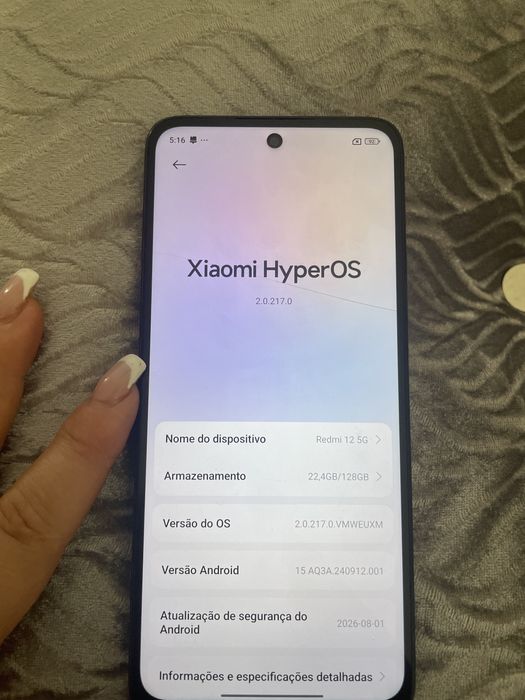 Redmi 12 5g como novo