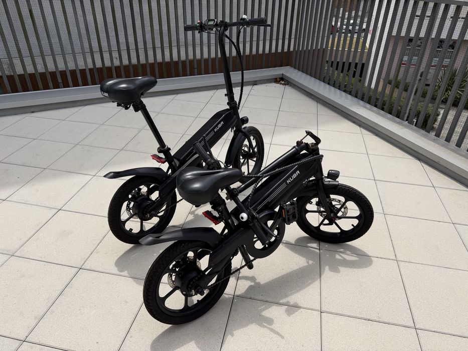 Bicicleta elétrica dobrável (2 peças)