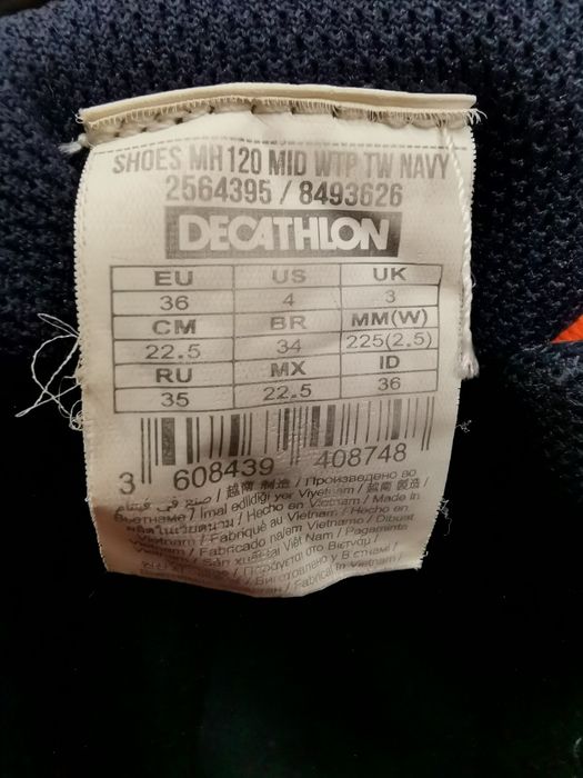 rozm. 36 Buty zimowe Quechua MH 120 wodoodporne