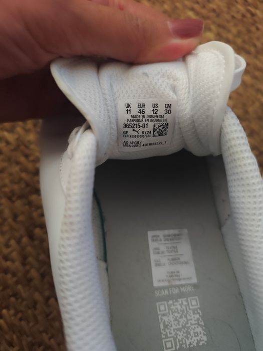 Tênis Puma branco 46 como novos