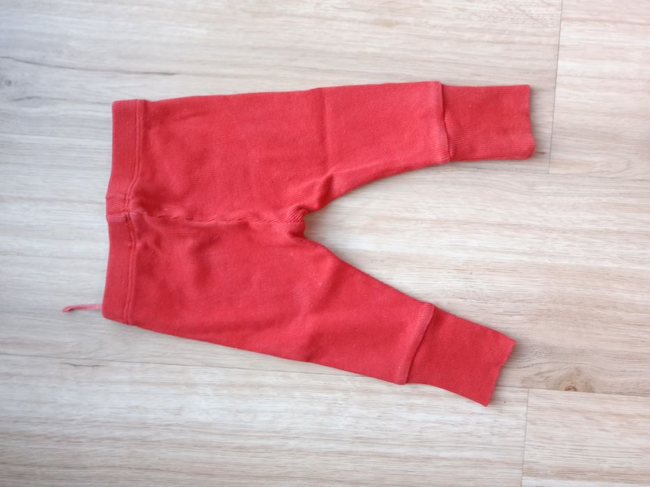 Legginsy bez stóp next czerwone