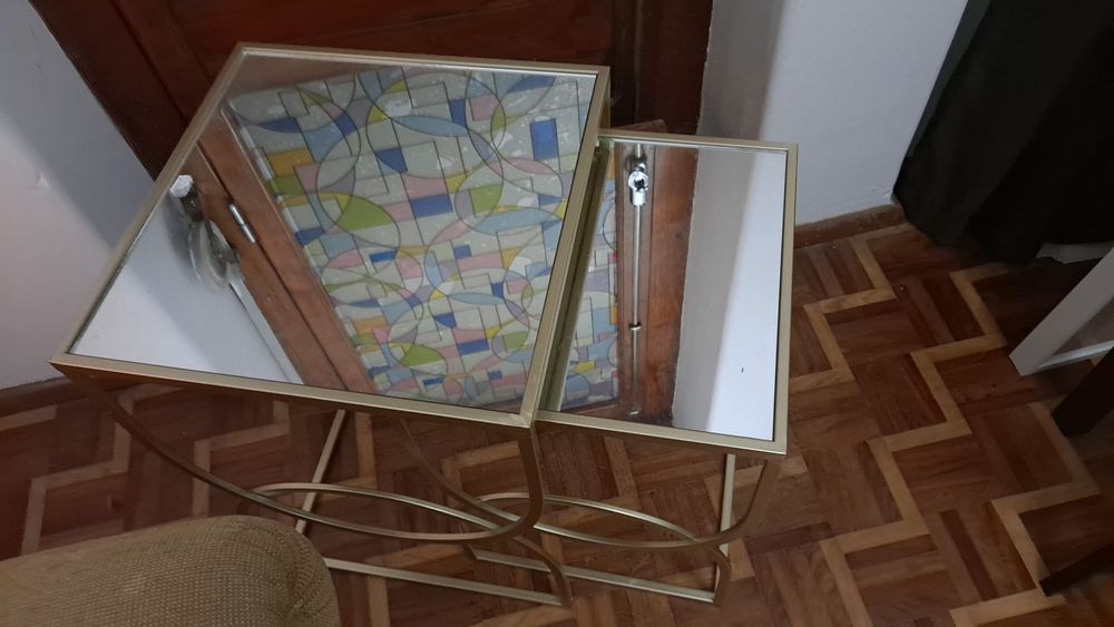 Conjunto mesas apoio