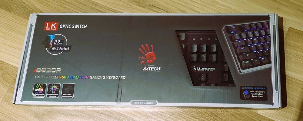 A4Tech Bloody B820R RGB Klawiatura