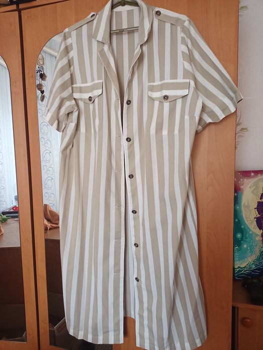 Платье-рубашка розмер 50-54