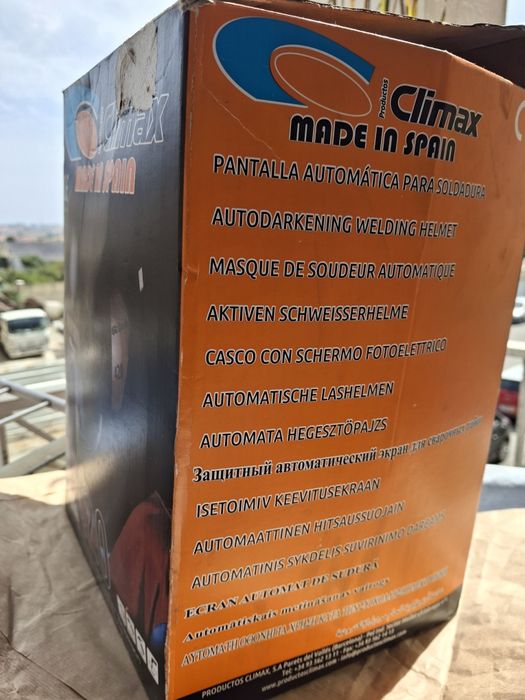 Máscara de soldadura automática Climax 420, Made in Spain.