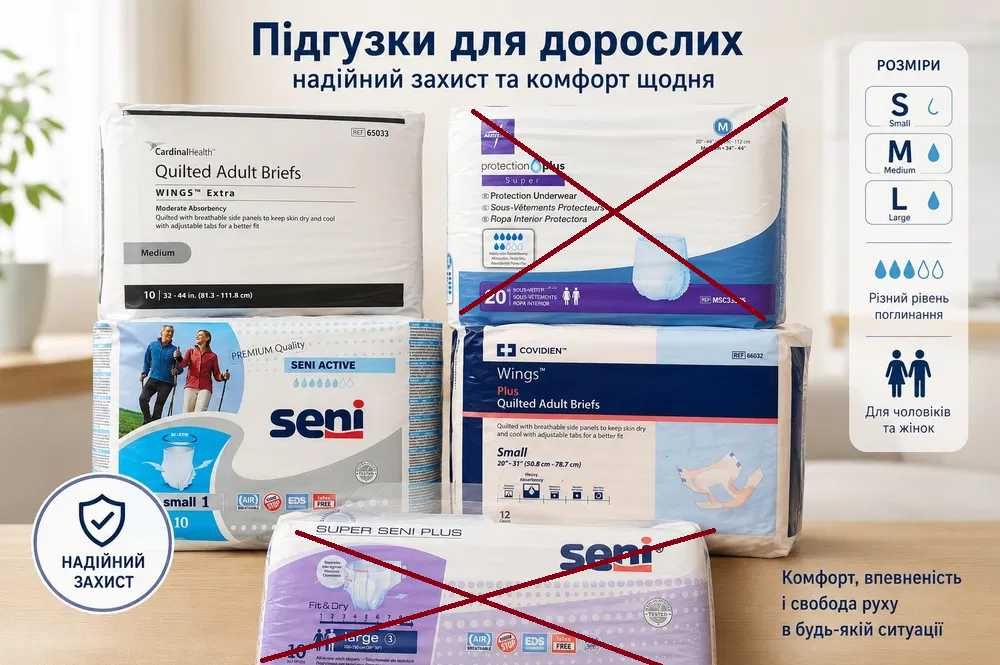 Підгузки, памперси, трусики для дорослих TENA, Evony, RELY Unisex,Underwear, FITRIGHT Extra, FitRight Extra  Underwear, Boots Pharmaceuticals Men
