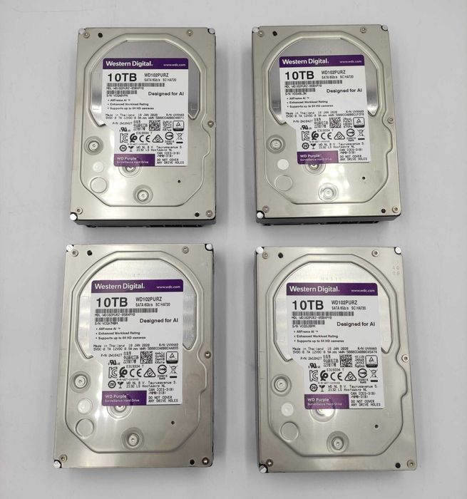 Dyski twarde HDD 10 TB 3,5" SATA | Western Digital (WD Purple)