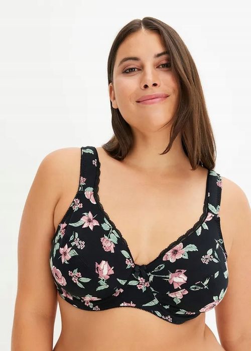 B.P.C 3-pak biustonoszy miękkich na fiszbinie bawełnianych ^75B