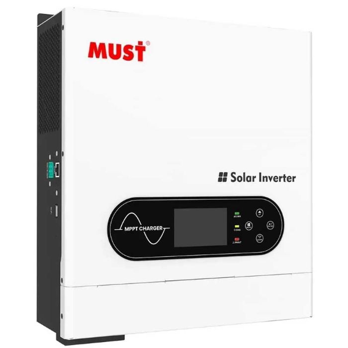 Комплект живлення Must PV18-3624VPM 24V 3.6kW + MUST LP1600-24200, 24v