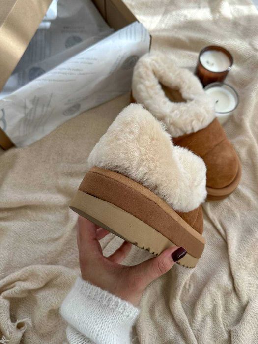 ЗНИЖКА‼️ 39 (25см) UGG Tazzlita Chestnut уггі угг зимові замшеві угі