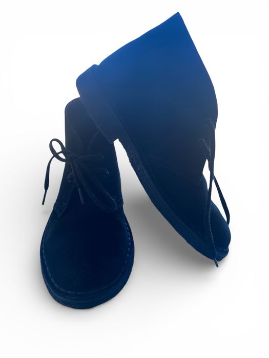 Женские замшевые ботинки дезерты Clarks p 36/37( 23.0)