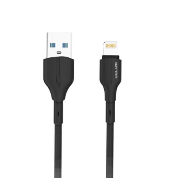 Beline Kabel 25W USB-A/Lightning 1m      czarny/black BLNCBL01