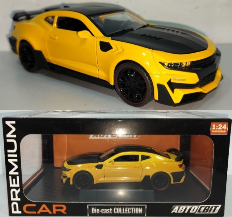 Chevrolet Camaro модель 1:24 ТМ Автосвіт Металлическая звук свет