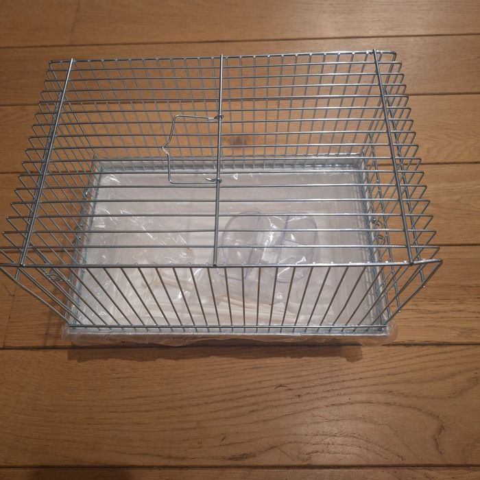 Klatka Inter-Zoo Kanarek Mini Ocynk 30 x 20 x 24 cm Biała dla Kanarka