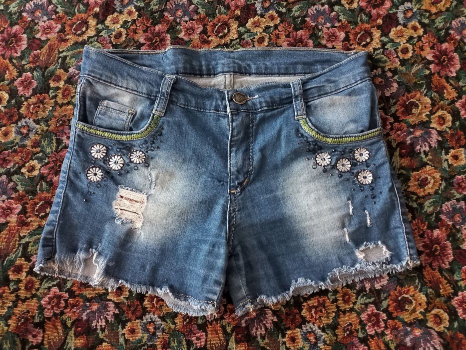 шорти дівчачі джинсові