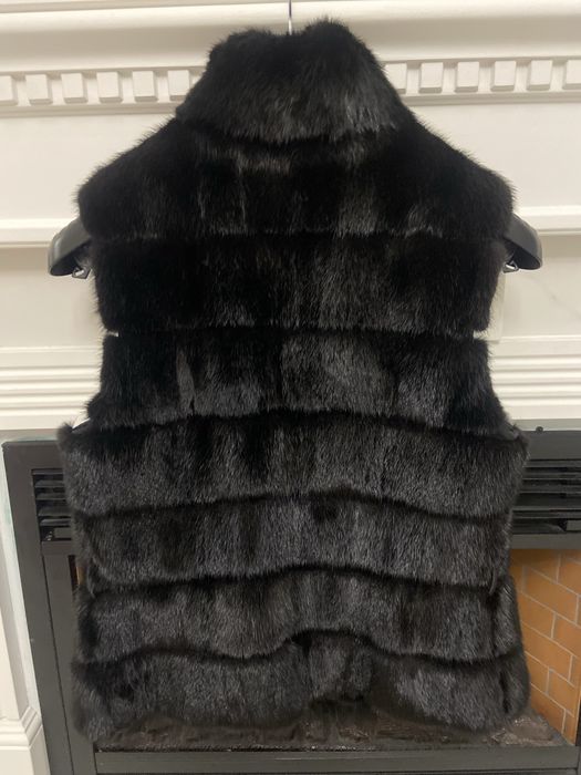 Норковая шуба жилет норка