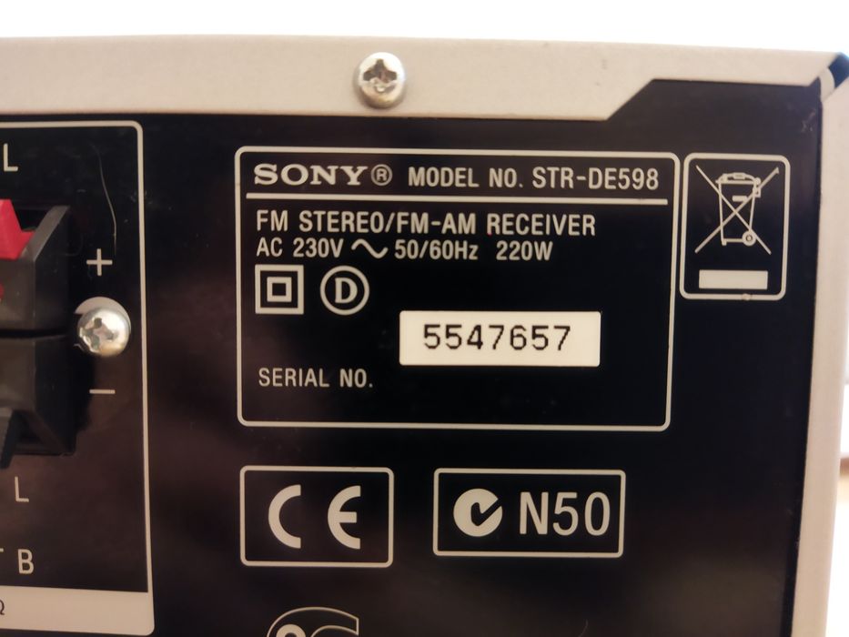 Ресивер Сони Sony STR-DE598
