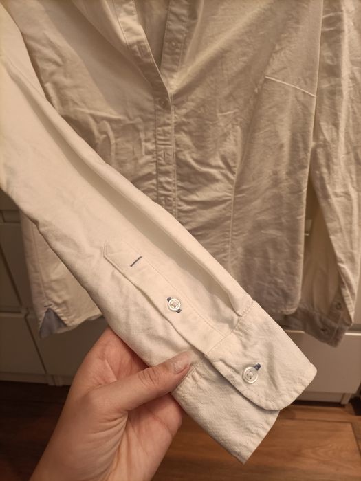 Koszula Tchibo 38  biała długi rękaw, elegancka, halowa, stan idealny
