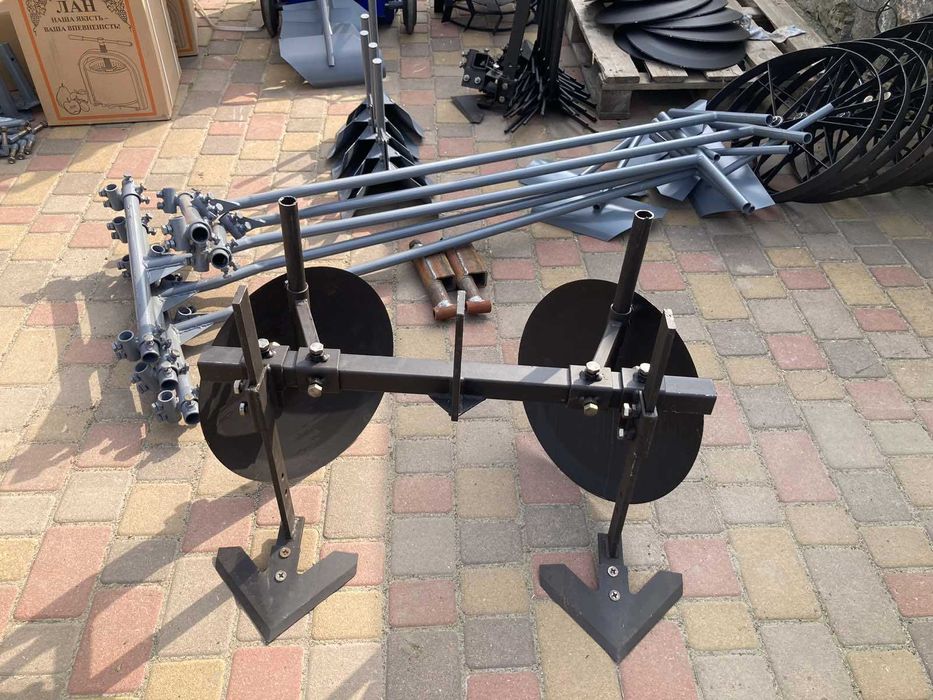 Дисковий (D=40см) Мотоблочний підгортач - прополювач