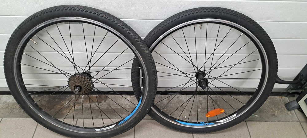 kpl Koła KROSS 26" cale czarne v-brake MTB Kross tył + przód