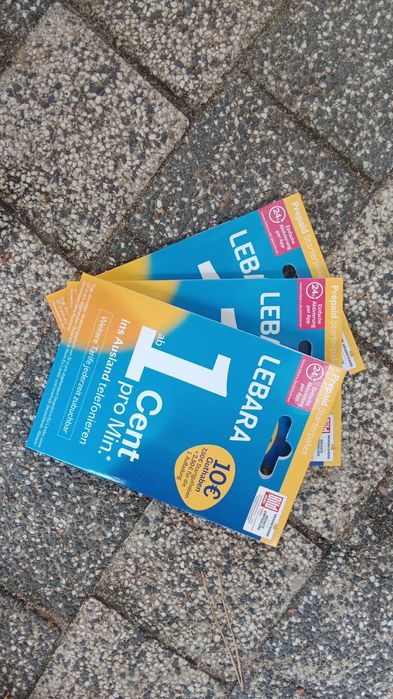 niemiecka karta startowa sim lebara